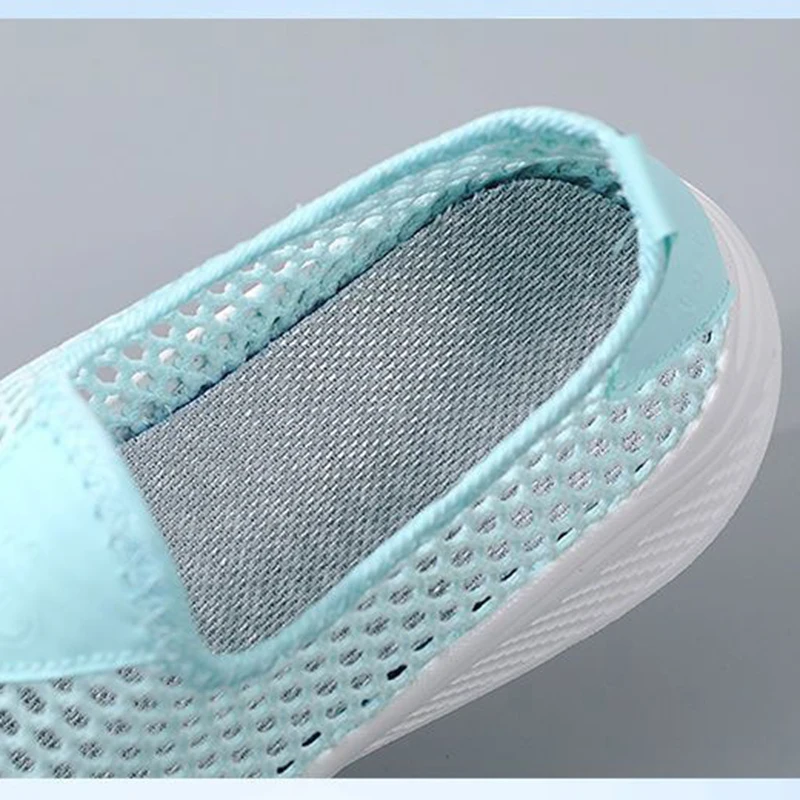 Lightweight Shoe Women Shoes Summer Breathable Thin Mesh Casual Shoes Soft Soled Sneakers Beach Creek Tracing