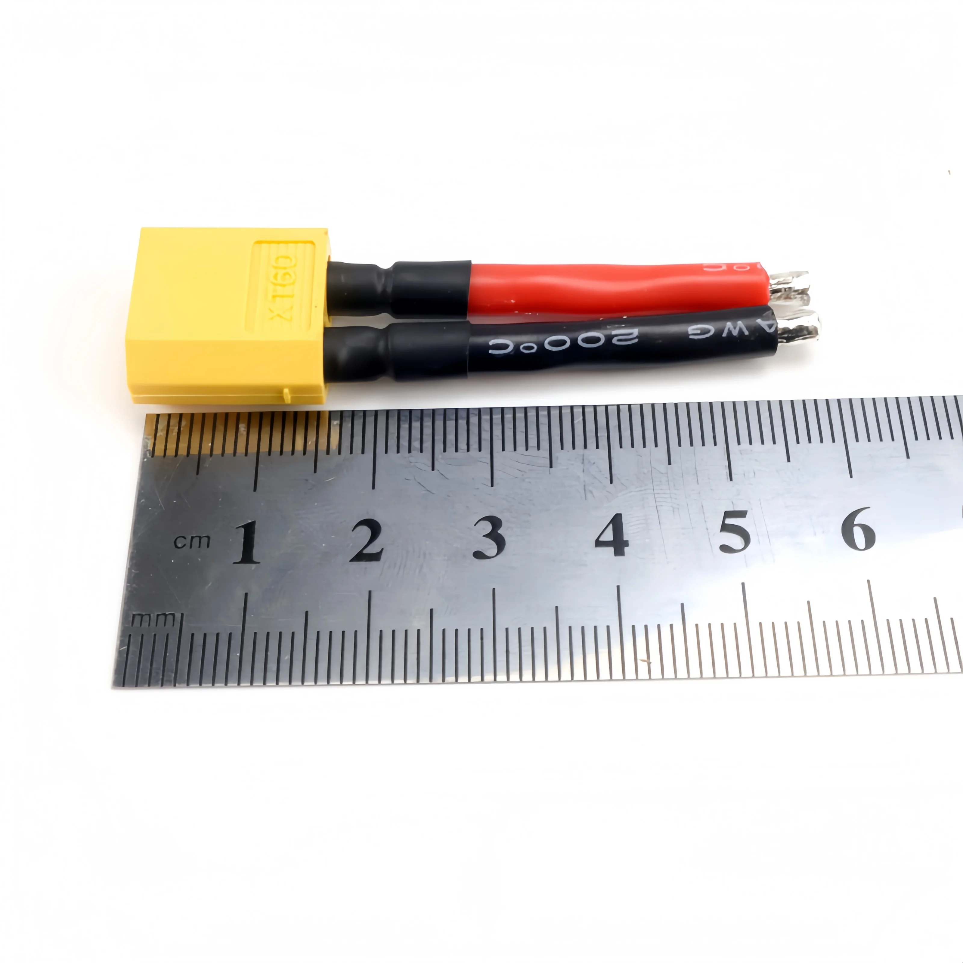 2 쌍/4 PCS XT60 플러그 암수 커넥터(12/14AWG 실리콘 와이어 포함) RC 리포 배터리 케이블 드론용