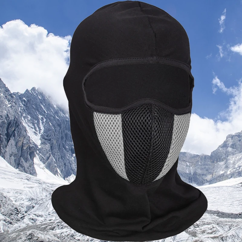 Breathable Full Face Mask Hat for Women Motorcycle Balaclava for Men Women Cycling Sports Dustproof Windproof Scarf Headgear 3