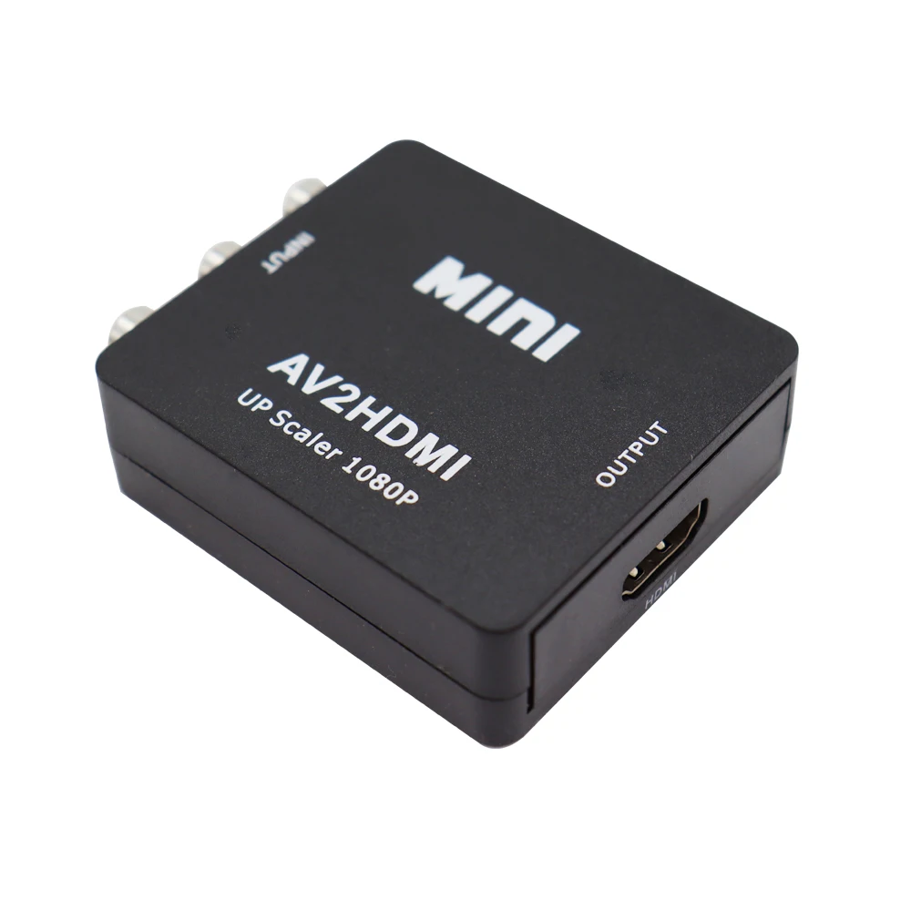 HDMI to av adapter HD 1080P RCA AV To HDMI-compatible Composite Adapter Converter AV2HDMI Audio Video Cable CVBS AV Adapter with USB Cable audio video converter adapter