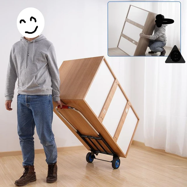 Frissített Fejlett Bevásárlókocsik, Élelmiszerbolt, Nagy Teherbírású Kis Háztartás Összecsukható Hordozható Poggyász - Image 2