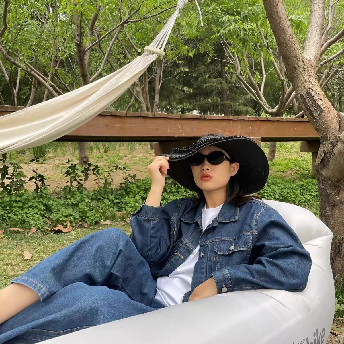 2023 New Fashion Women's Large Eaves Sun Summer Designer Beach UV Protection Empty Top Tassel Straw Hat Wholesale_voghion.com