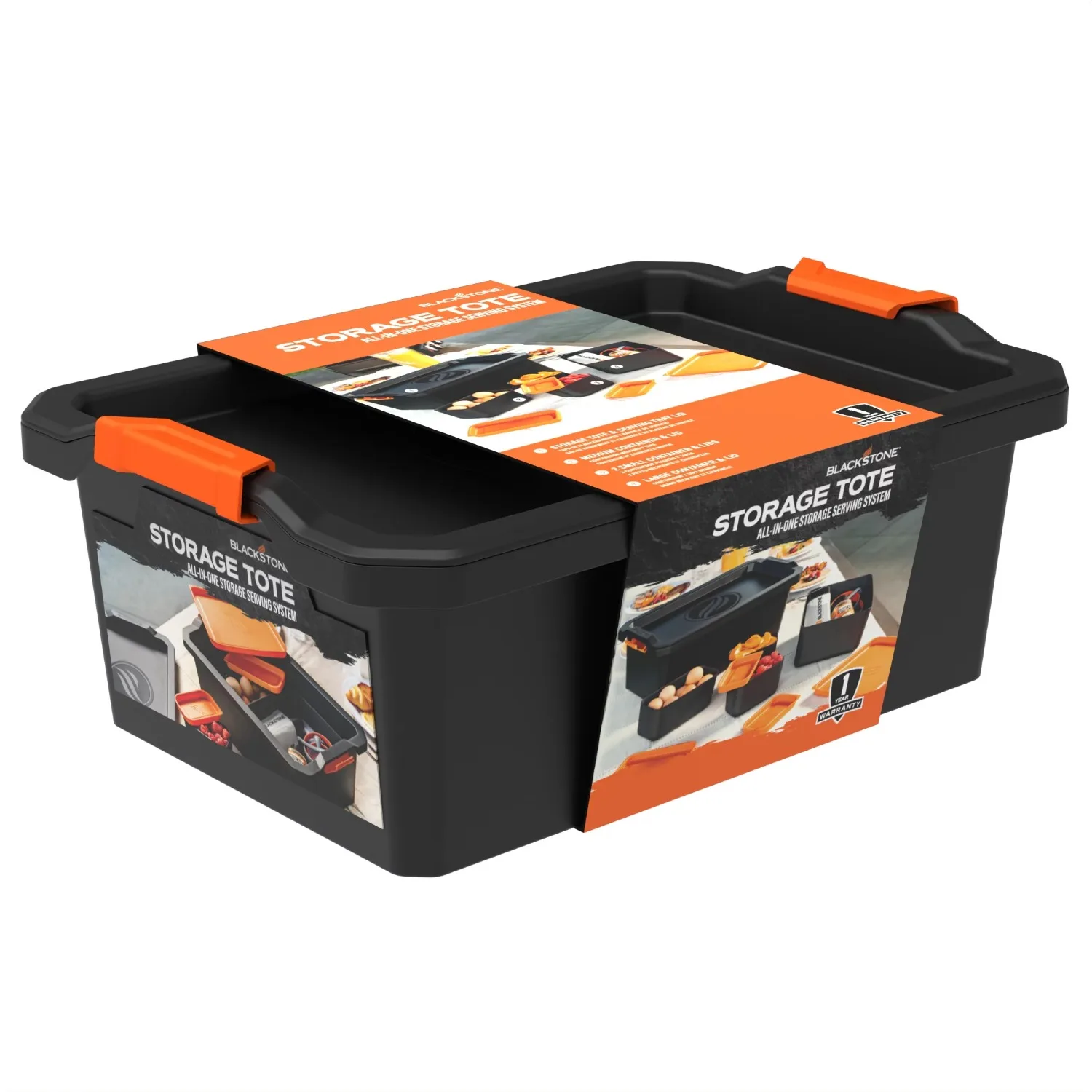 Blackstone 10-Piece Storage Tote All-In-One Store Serve System