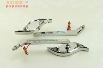 Buygbr Specchietti Moto Lightning Per Yamaha Harley Royal Star,Stratoliner,Roadliner,Road Star,V Star, Warrior, V -Max ,Virago