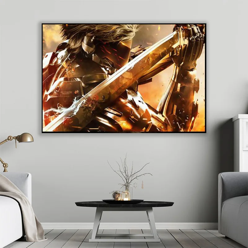 Metal Gear Rising Revengeance Canvas Painting HD Picture Print