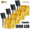 LED Solar String Light Outdoor Garden Fairy Lights Led Twinkle Waterproof Lamp for Christmas Party Decor 7m/12m/22m/32m/52m/102m 1
