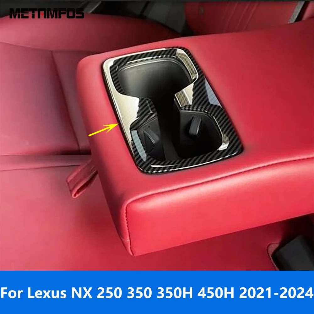 Carbon Fiber Style Rear Air Vent Cover For 2022-2025 Lexus NX – ABS Trim, Easy 3M Tape Install