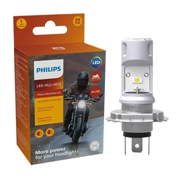 Philips HS1 LED Motorcycle Headlight - 6500K Bright White Lamp, High/Low Beam, 12V (HS1 6500K white)