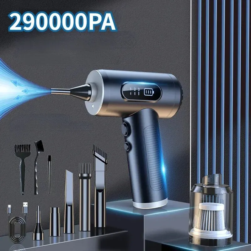 Car Vacuum Cleaner Wireless Vacuum Cleaner Handheld Vacuum Pump Mini Vacuum Cordless Robot for Car Home Appliance Strong Suction 1
