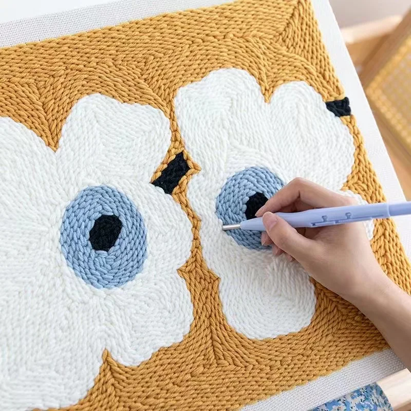 Art Floral Frame Punch Needle Kit Beginners Kit Punch Needle Supplies