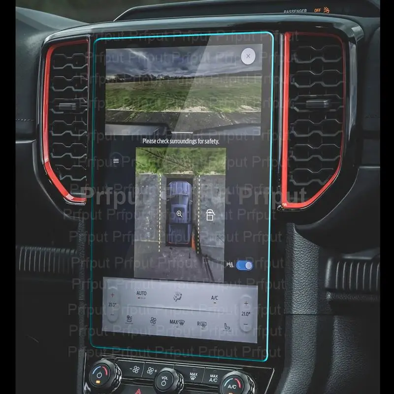 

Закаленное стекло для защиты экрана для Ford Ranger 2022 2023, Защитная пленка для GPS-навигации, ЖК-экран, пленка против царапин