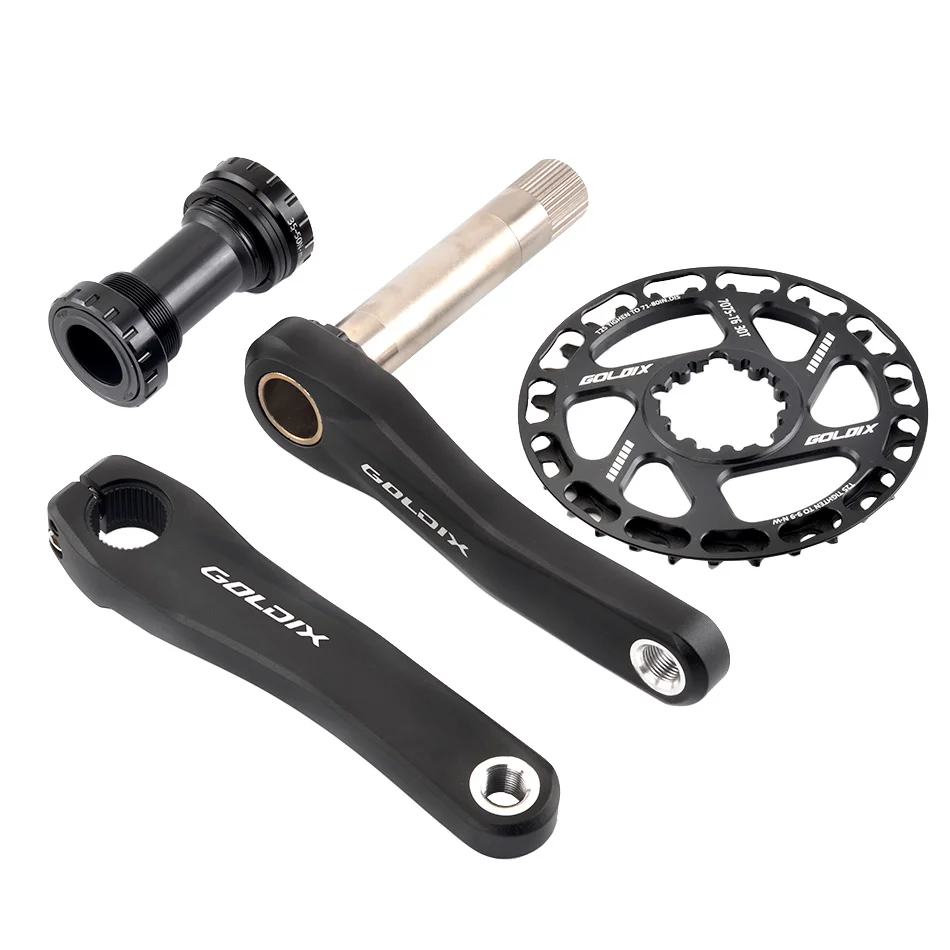Bike Crankset Bike Crank Bicycle Parts GOLDIX Children Bicycle Crankset