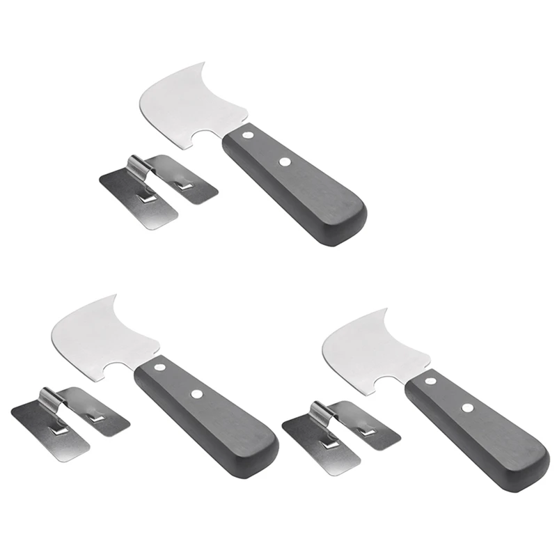 

3X Quarter Moon Knife For Vinyl Flooring Trimming Welding Rod, Vinyl Weld Tool