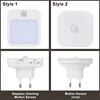 Night Light Motion Sensor With LED Light EU Plug Lamps Children'S Night Light Wireless Night Lamp For Bedside Table Bedroom Nigh 6