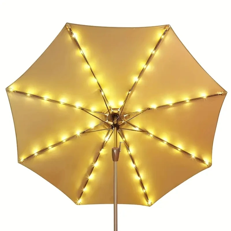 104 LED Umbrella String Light 8 Modes Waterproof Solar String Lamp Outdoor Lighting Beach Garden Decoration patio umbrella lights