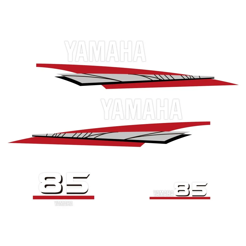 Stickers Yamaha Outboards - Autocollant pour bateau