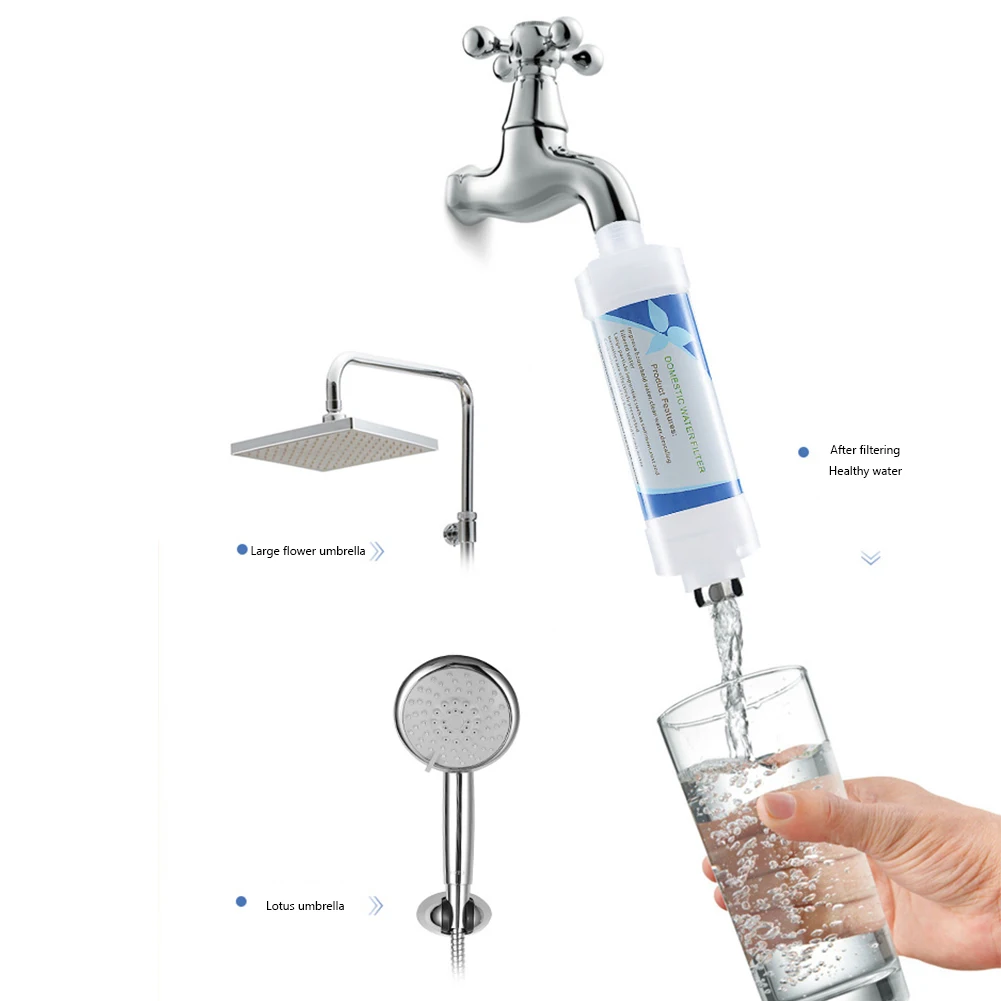 Bidet Toilet Seat Water Filter Unimpeded Water Flow Shower Head Filter Kitchen Purifier Front Bathroom Accessories