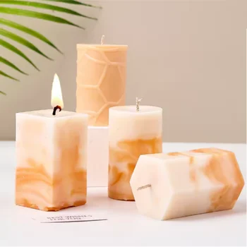 3D Geometric Silicone Candle & Soap Mold 1