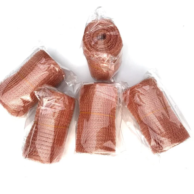 1 Tekercsjel-Árnyékolás Nettó-Ellenes Rézhuzal Háló Nettó Kártevő És Rágcsáló Finom Rézdekoráció Műalkotások Tisztítószerszáma - Image 4
