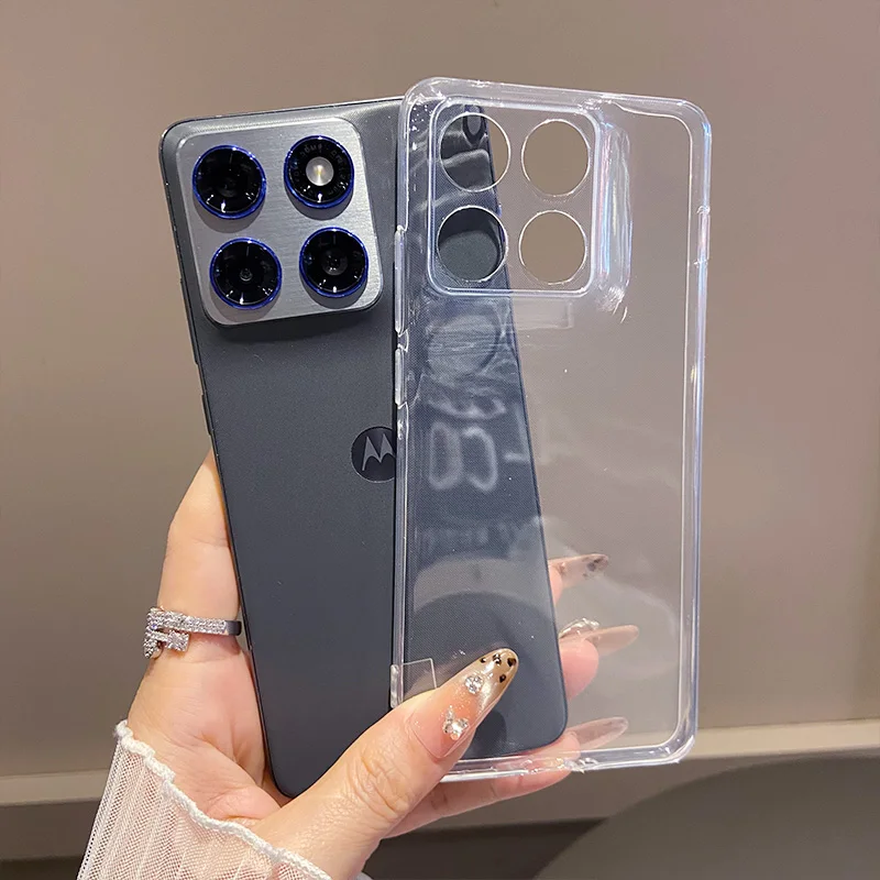 Clear Slim Transparent Silicone Phone Case Cover