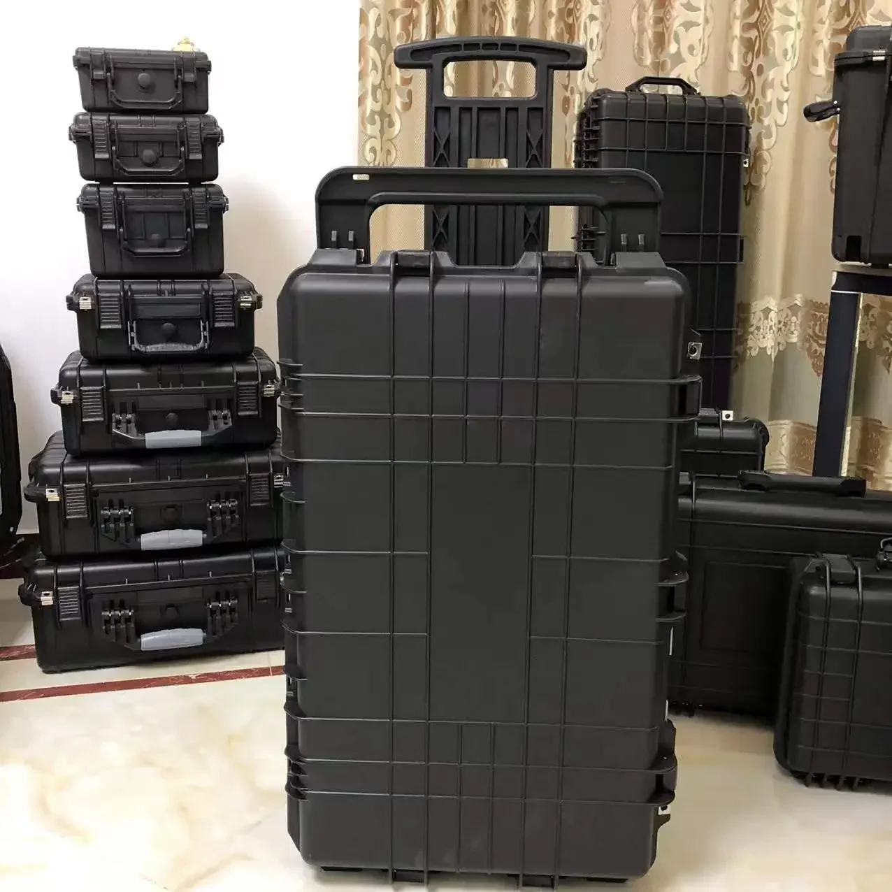for 720x530x280mm DPC134-2 china IP67 Waterproof plastic pelican hard case with foam 4