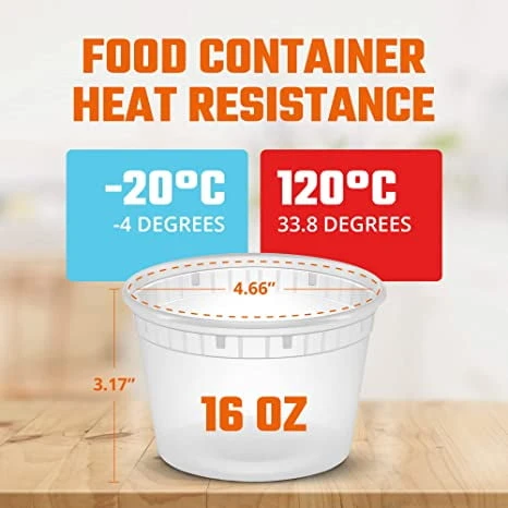 Soup Containers with Lids Leak , Microwave, Freezer Safe, BPA-Free