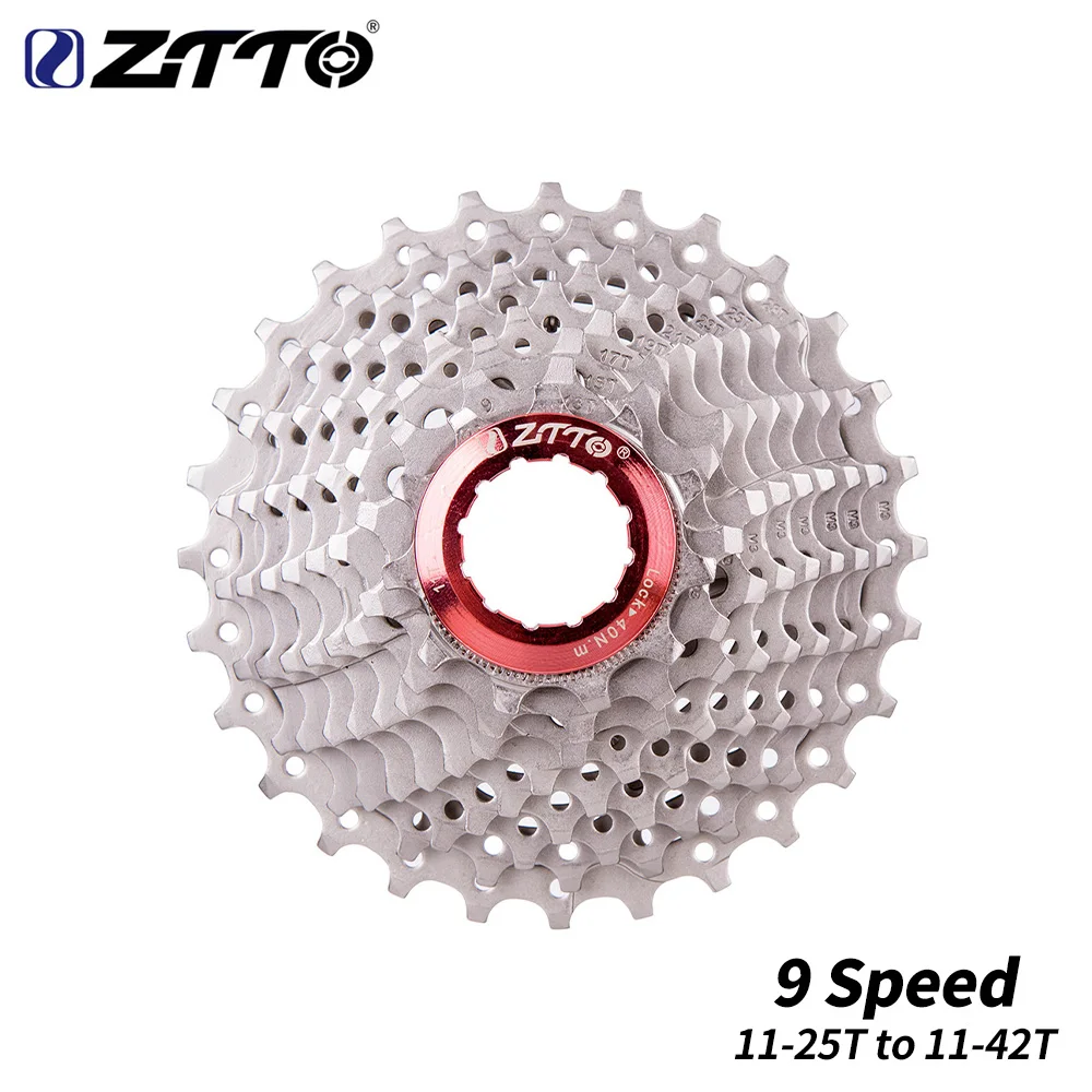 ZTTO 9-Speed Bicycle Cassette for Road and Gravel Bikes