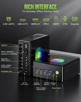 GMKtec Gaming Mini PC K11 AMD Ryzen 9 8945HS 8845HS 6850H 64GB DDR5 RAM 1TB SSD, Desktop Computer Dual NIC 2.5G, HDMI 2.1, USB4 2