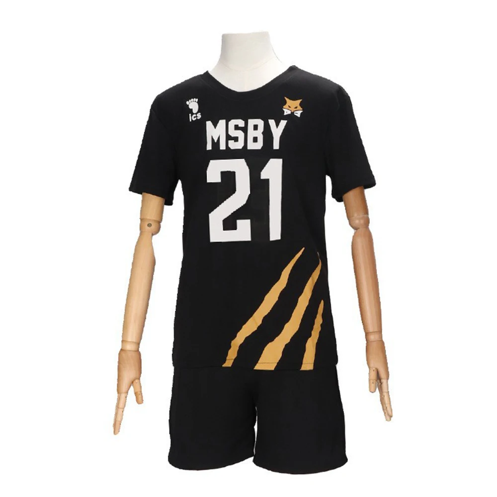 Haikyuu!!-Inspired Volleyball Jersey Costume Set for Cosplay Events