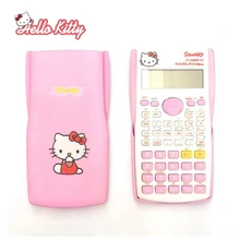 Hello Kitty Electronic Calculator Desktop Home Office School Financial Accounting Tool Slide Science Function Calculation
