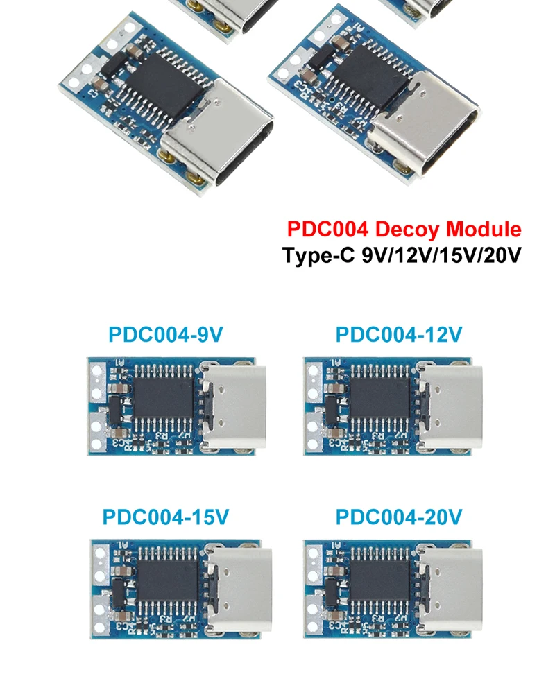 1/2/5 Stück TZT PDC004-PD PD-Dummy-Modul Ip2721 PD23.0 zu DC DC Trigger-Verlängerungskabel QC4-Ladegerät 9V 12V 15V 20V – Detail 5