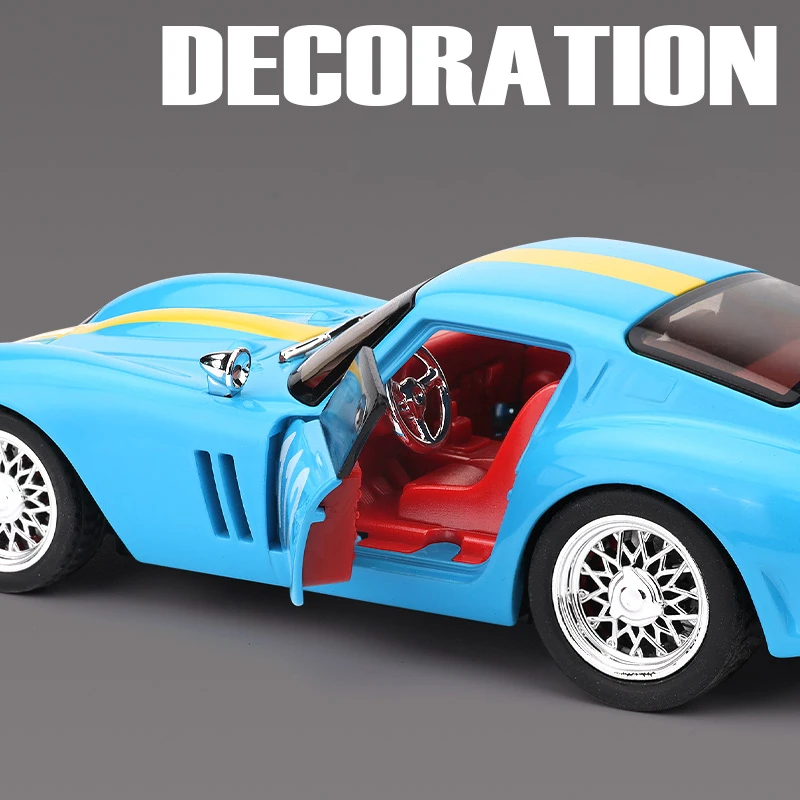 Classic 1:32 Diecast Alloy Sports Car with Sound and Light - Trendy Collectible Toy & Gift