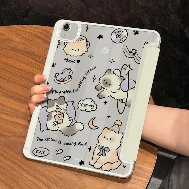 Cute Kitten Tri-Fold Protective Case