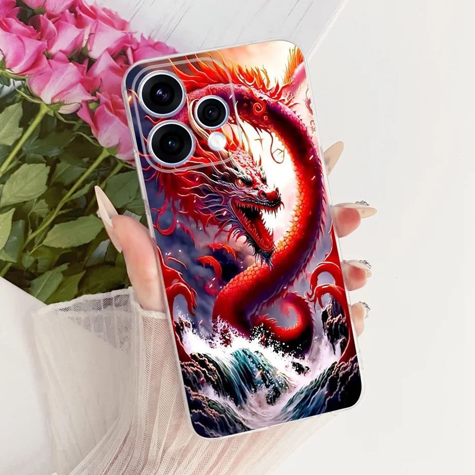 Colorful Flowers Painted Soft Slim Phone Case