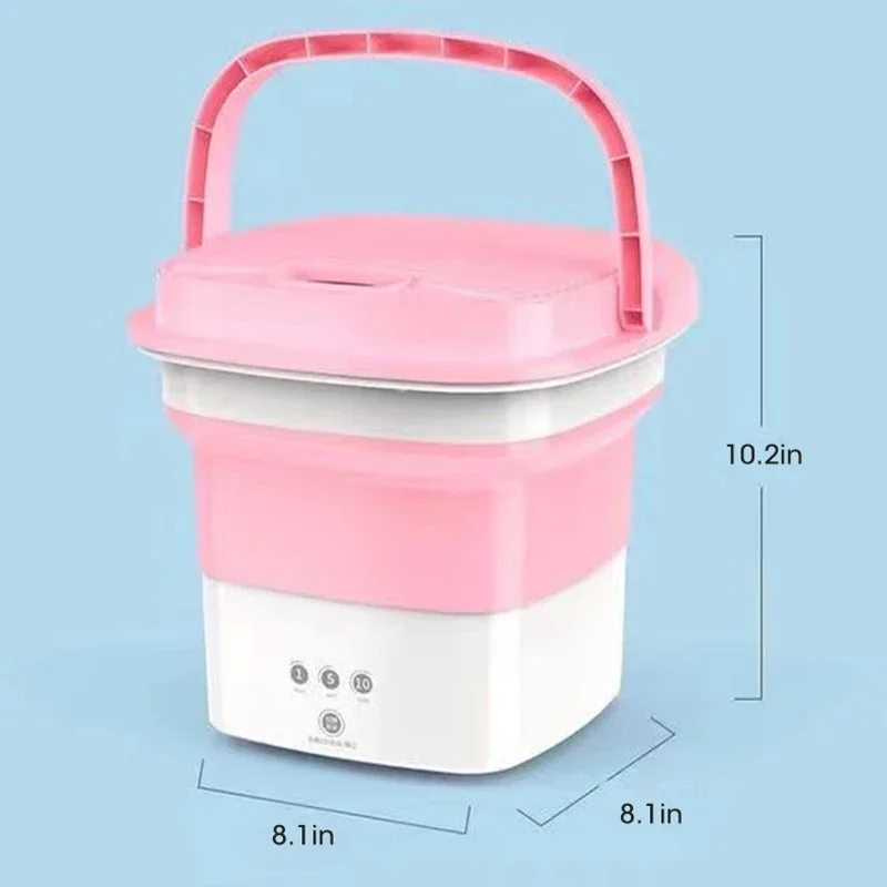 2024 New Washing Machine For Clothes With Dryer Bucket Washing For Socks Underwear Mini Washing Machine With Drying Centrifuge 5