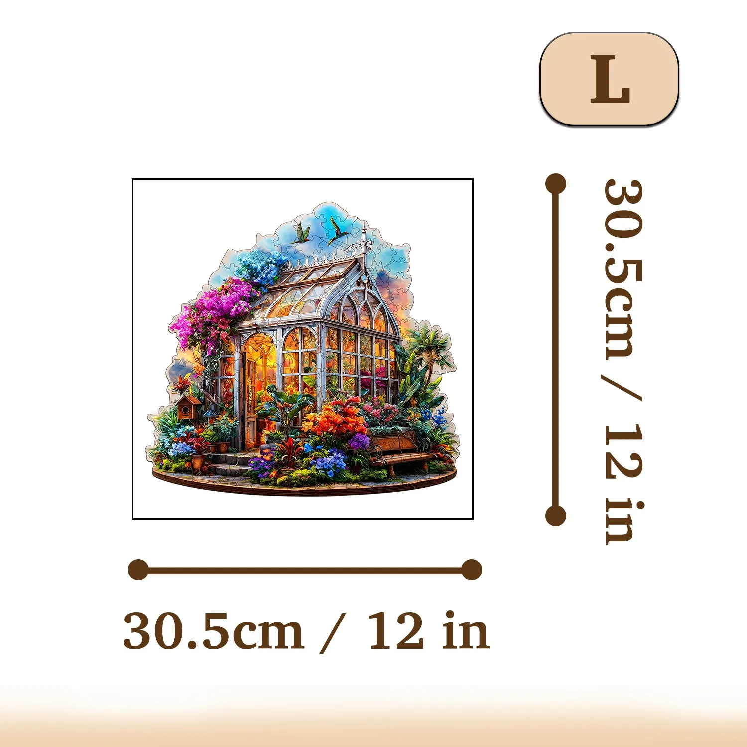 ตัวเลือกสินค้า สวนเรือนกระจก ตัวต่อไม้ ฝึกสมองเด็ก