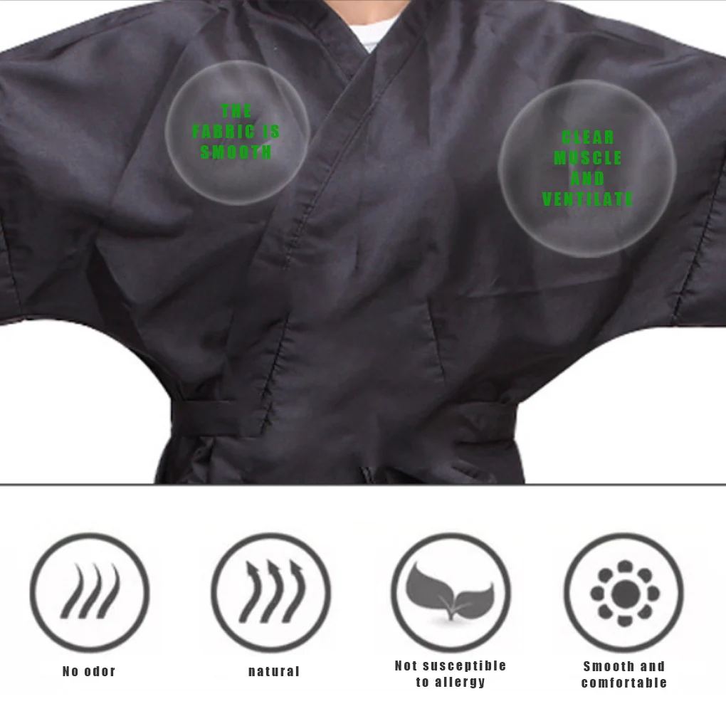 Barber Cape Hairdressing Waterproof V-neck Gown Barber Shop Haircutting Long Sleeve Apron 2