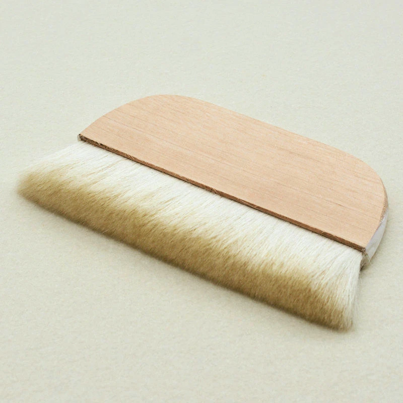 Soft Wool Hair Paint Brush15-55Cm Row Brush Painting Calligraphy Mounting Wood Plate Brush Oil Watercolor Painting Paint Brushes