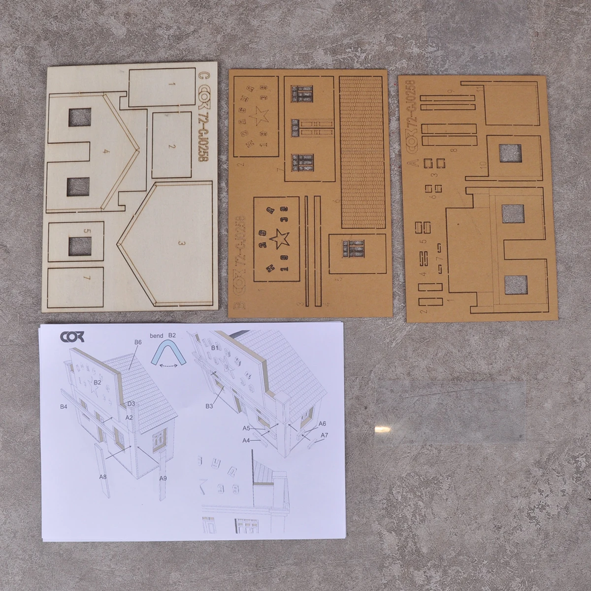 조립식 건축 모형 모래 테이블 동유럽 건물 집 상점 단독주택 디오라마 스케일 모형 키트 1/72