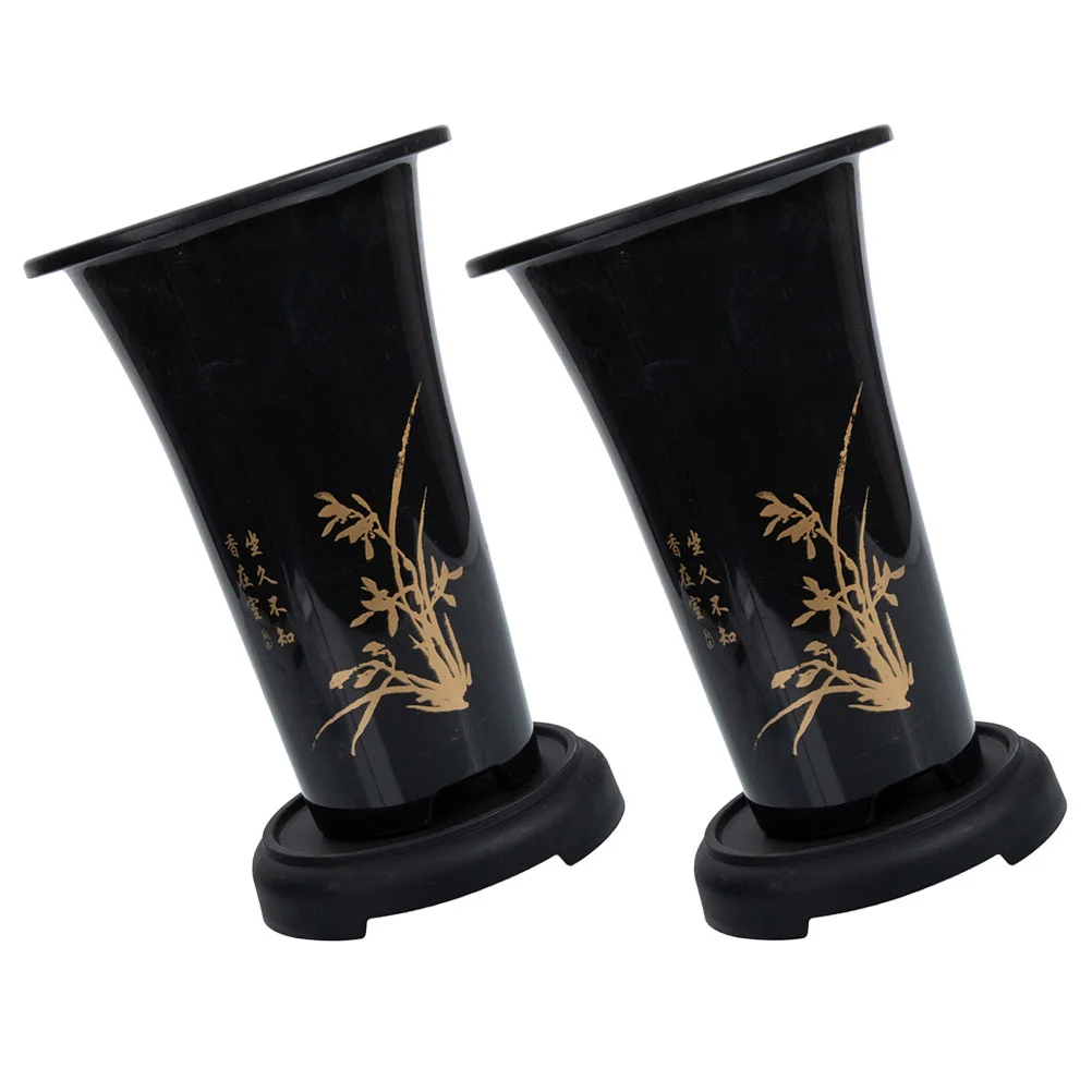 

2 Sets Pots for Plants Planting Plastic Flower Nursery Planter Planters