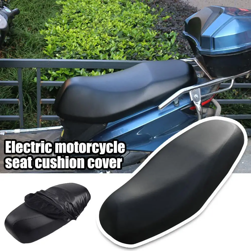Pedal Motorcycle Seat Cover High Elastic Universal Soft Waterproof Fleece Double-sided Warm Protective Cover Riding Equipment