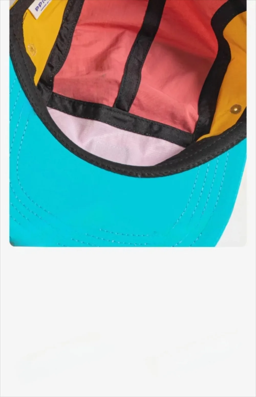 Retro-Hip-Hop-Hüte im japanischen Stil, dünn, schnell trocknend, Baseballkappe mit flachem Rand, atmungsaktiv, 5-Panel-Sonnenschutzhut, Unisex – Detail 12