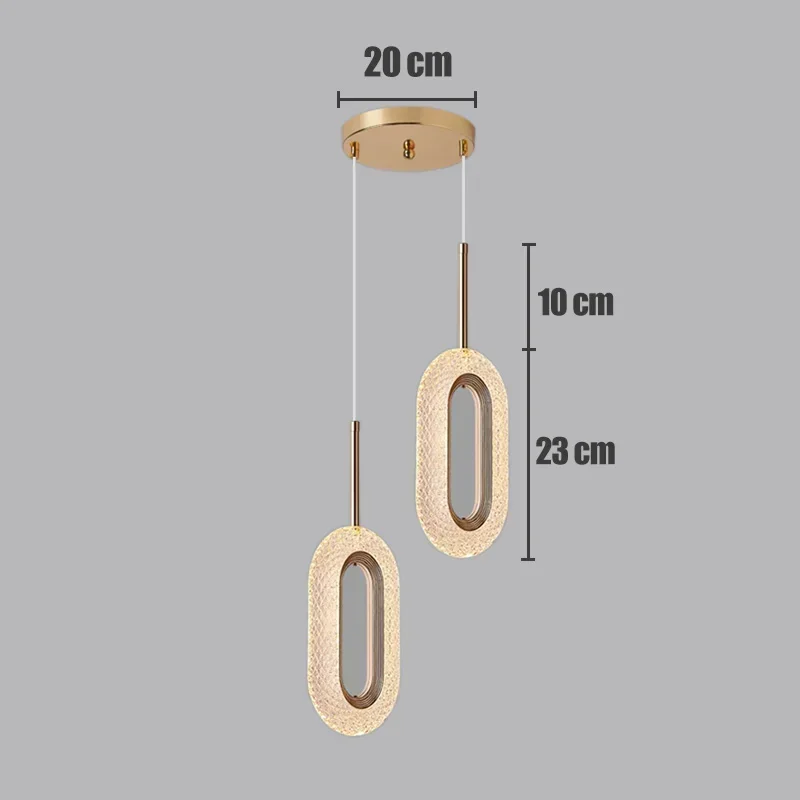 2 Heads Oval Gold