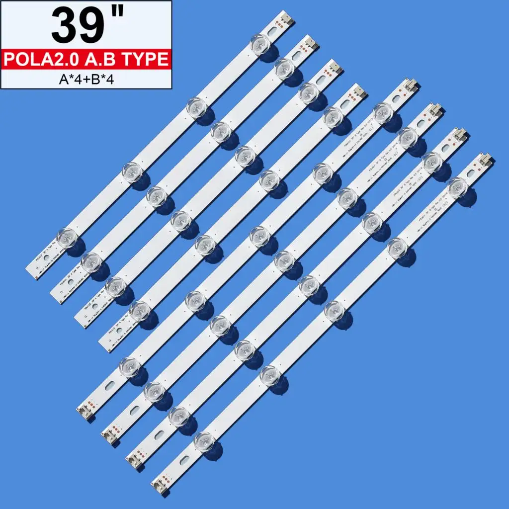 Original LED Backlight strip 9 Lamp For LIG 39" TV LIG 39LN5100  INNOTEK POLA2.0 39 39LN5300 POLA 2.0 39LN5400 HC390DUN-VCFP1