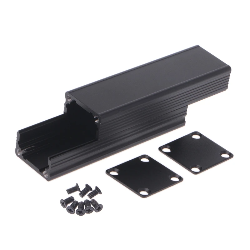 

New DIY Extruded Electronic Project Aluminum Enclosure for Case Black 80x25x25mm