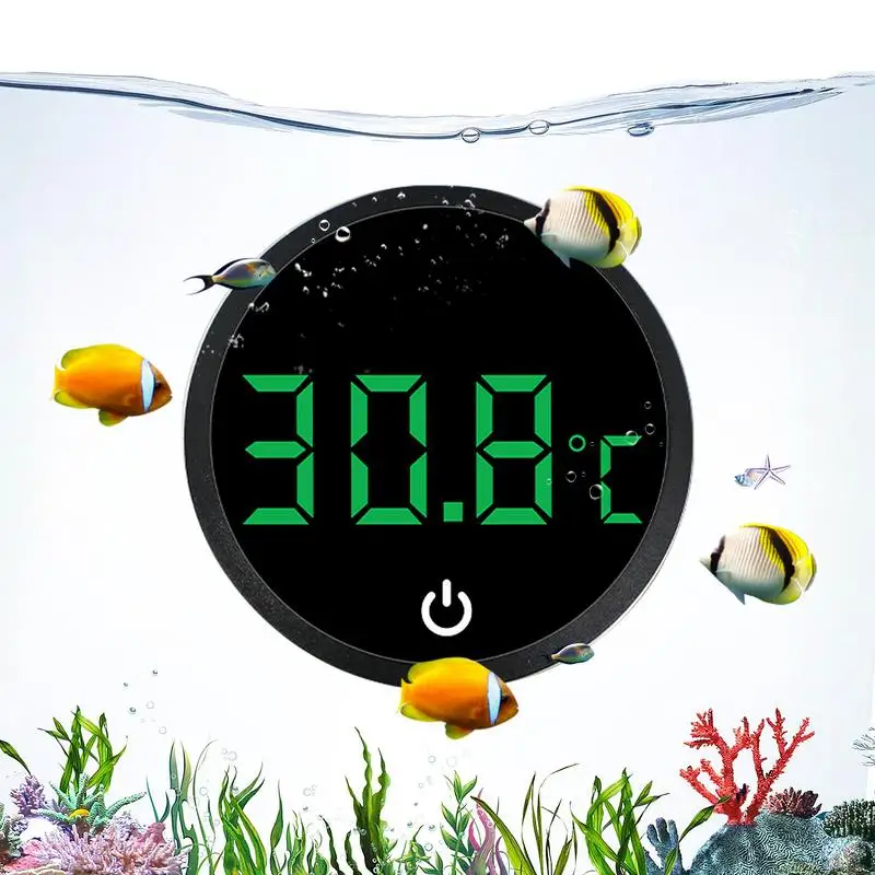 Aquarium Temperature Measurement Digital Display Design Accurate Aquarium Thermometers Fish Tank Accessories Portable Tank water thermometer animal thermometer