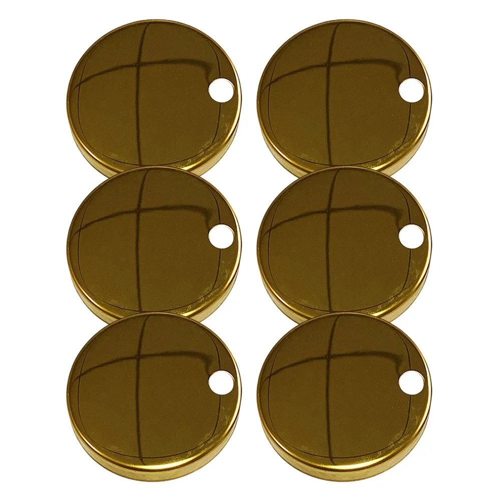 Fixings covers 6pcs 60x60mm gold top fix toilet seat hinge fixings home improvement plumbing fixtures accessories