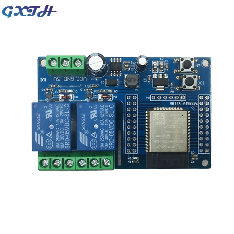 esp32 wroom 2 canal wifi modulo rele conselho 04