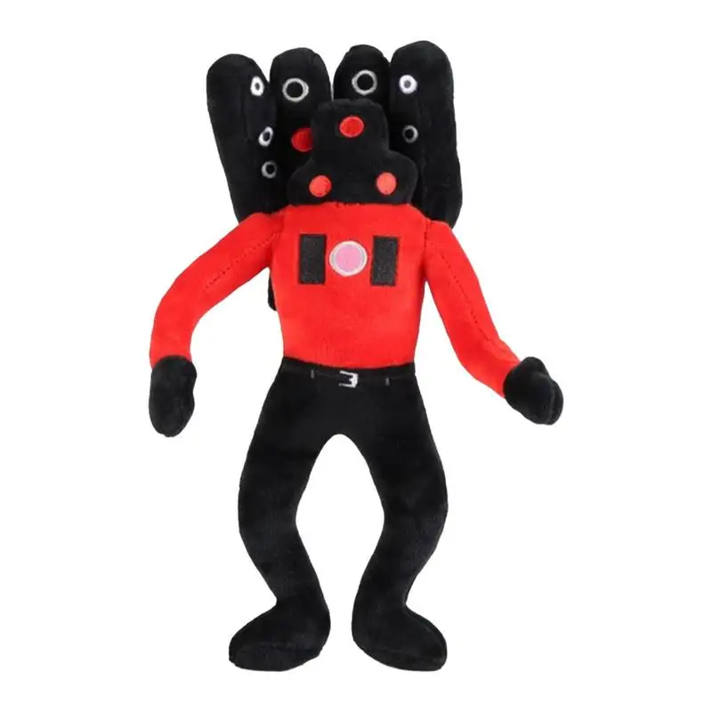 Skibidi Toilet Plush Toys Cute Soft Stuffed Cartoon Speakerman Bosses Dolls For Kid Christmas Halloween Gift Fans Collection