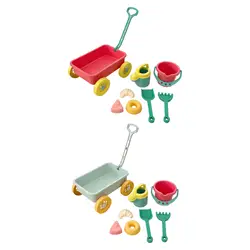 Sandbox Toy Early Educational Small Wagon for Party Garden Summer Activities